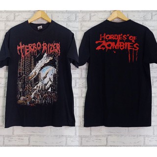 [S-5XL] เสื้อยืดพิมพ์ลาย Terrorizer - Hordes Of Zombies แฟชั่นสตรี