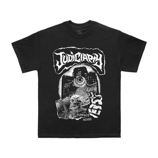 เสื้อยืดสีขาวJudiciary - เสื้อยืด พิมพ์ลาย SURFACE NOISE STITCH SUPPLY UNOFFICIAL MERCH พรีเมี่ยมS-4XL