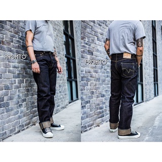 เอวจริง 33 IRON HEART PIH10ANS [10th Ann] เทียบ 666 ผ้า 22OZ Slim Cut สภาพใหม่