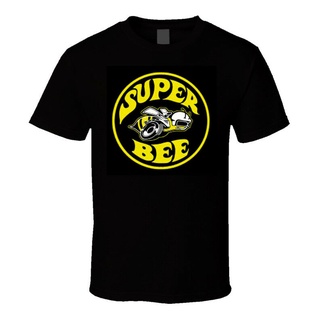 เสื้อยืด ลายโลโก้ Super Bee สีขาว สไตล์คลาสสิก สําหรับขี่จักรยาน รถยนต์S-5XL