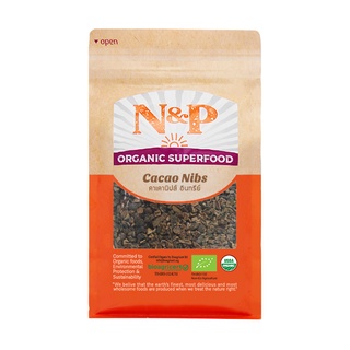 N&amp;P Organic  โกโกนิ้บส์ ปริมาณ 150 กรัม N&amp;P Organic Cacao Nibs 150 g