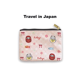 กระเป๋าผ้าสำหรับใส่เหรียญ BY Rataya ลาย Travel in Japan