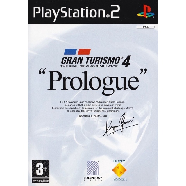 Gran Turismo 4 Prologue ps2 แผ่นไรท์ แผ่นเกมPS2 เกมเพทู แผ่นplay2 ps2