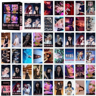 backpink⌵ Blackpink Ink Group LOMO บัตรเกาหลีสไตล์ผู้หญิงกลุ่มดาวการ์ดชุดพัดลมคอลเลคชั่นการ์ดสนับสนุน