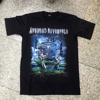 #เสื้อยืดคอกลม#AV104 เสื้อยืดวงร็อค AVENGED SEVENFOLD อะเว็นจด์เซเวนโฟ์ เสื้อวง เสื้อยืดอเวนเจดเซเว่นโฟล เสื้อวินเทจS-4X