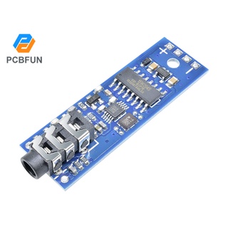 Pcbfun โมดูลเครื่องส่งสัญญาณวิทยุ FM สเตอริโอ MCU ดิจิทัล แบบห่วงล็อก