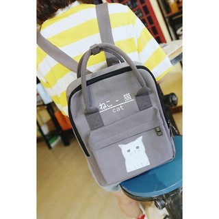 ส่งฟรี !! กระเป๋าสะพายหลัง กระเป๋าเป้ กระเป๋าแฟชั่นผุ้หญิง Little Bag รุ่น LP-070 (สีเทา)