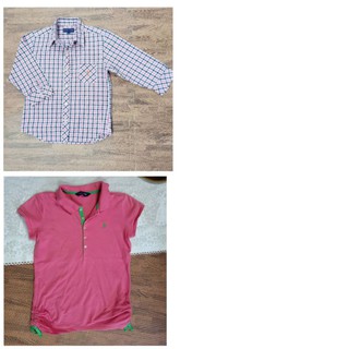 เสื้อเชิ้ต เสื้อคอปก Ralph Lauren size 150 ส27086