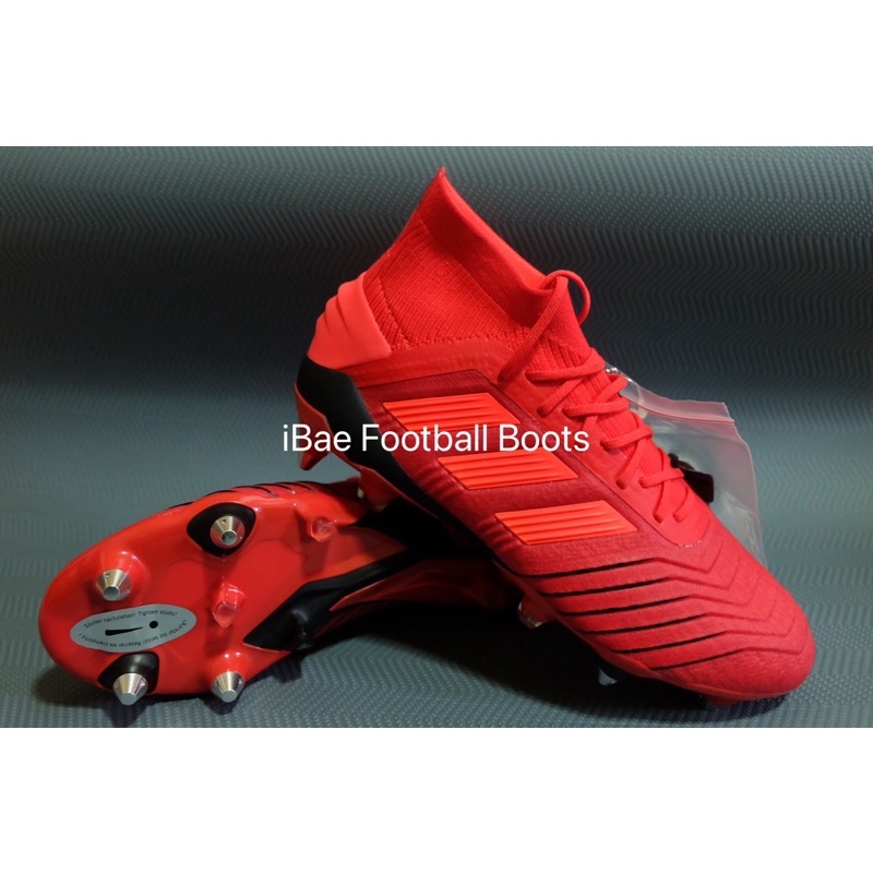 รองเท้าฟุตบอลปุ่มเหล็ก Adidas Predator 19.1 SG ตัวท็อป