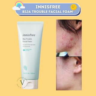 พร้อมส่ง!!! แท้!! Innisfree Bija Trouble Facial Foam 150ml