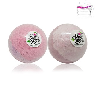 Mali House  Bath Bomb บาธบอม ระเบิดอาบน้ำ สำหรับแช่ในอ่าง 2 กลิ่นX150g Orchid,Lavender