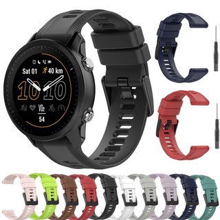 สําหรับ Garmin Forerunner 955 945 935 สมาร์ทวอทช์ Starp แฟชั่น เปลี่ยนได้ สายซิลิโคน กีฬา สายรัดข้อมือ สายรัดข้อมือ