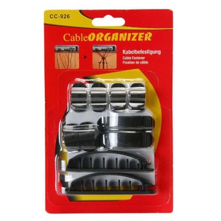 อุปกรณ์เก็บสายไฟ คลิปเก็บสายไฟ ตัวเก็บสาย Cable Organizer CC-926