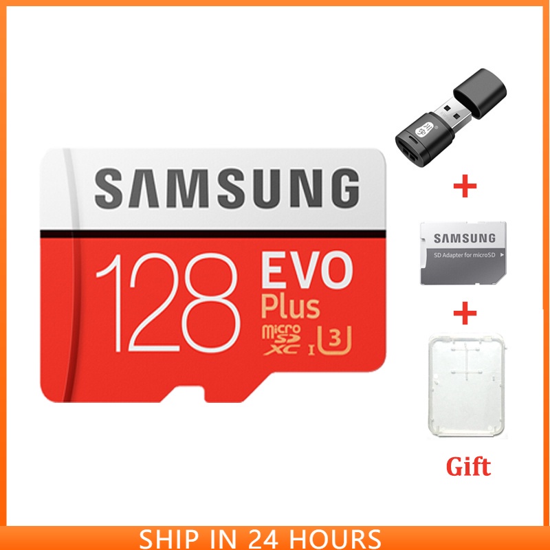 Original SAMSUNG EVO Plus Micro SD Card 128GB 64GB 32GB 512GB 256GB Micro SD Flash Memory  SD Memory U1 U3 4K Microsd T