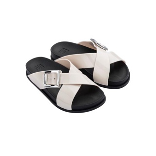 ZAXY รุ่น ZAXY CHOICE BIRKEN AD 18283 (OFF WHITE/BLACK) รองเท้าแฟชั่น รองเท้าผู้หญิง รองเท้าชายหาด (SHOEBAR)