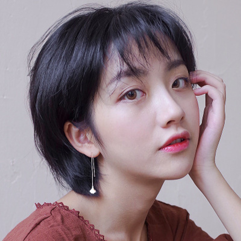 ต่างหูเงินแท้ 92.5% แบบพู่ยาว ประดับจี้เพชร เครื่องประดับสำหรับผู้หญิง - รูปที่ 2