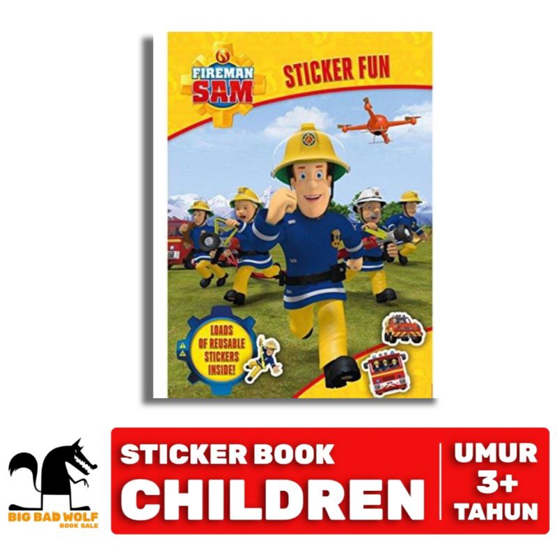 BBW Sticker Book Fireman