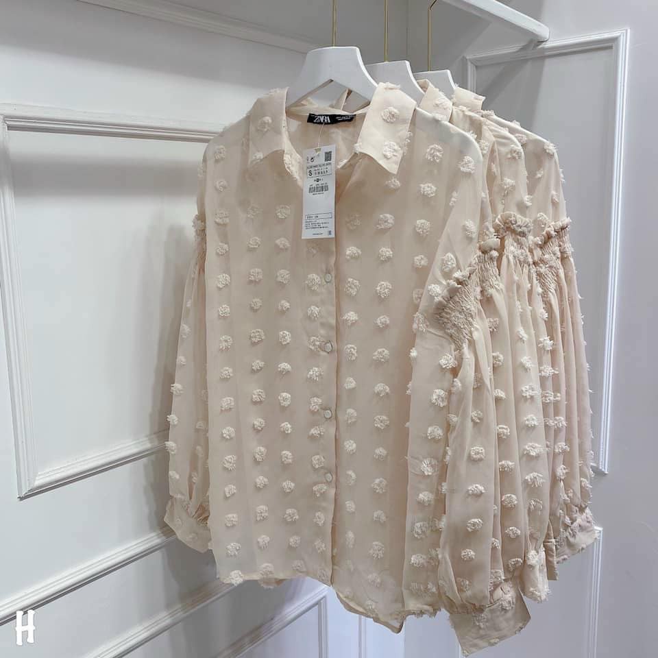 Hot Hit เสื้อชีฟองลายนูนแขนเป็นก้อน