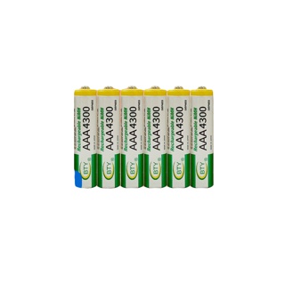 BTY ถ่านชาร์จ AAA 4300 mAh Ni-MH Rechargeable Battery (6 ก้อน)