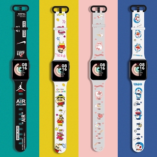 Silicone Strap Watchband for Xiaomi Mi Watch Lite/ Redmi Watch Smart Watch Band Printing Sport Replacement Bracelet Wristband