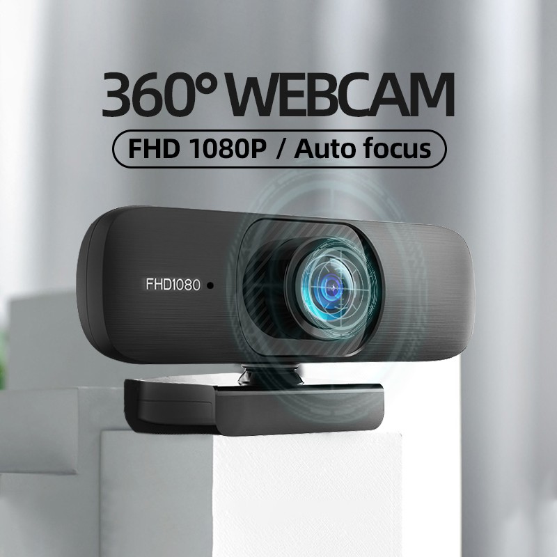 【24H SHIPS】Online class 4K FHD 1080P Webcam for pc 360° rotation pc camera built-in microphone for Computer PC Laptop Ta #8