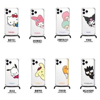 🌈 PreOrder ❤️ Sanrio Hello Kitty My Melody Strap Case เคสคิตตี้ เคสซานริโอ้ พร้อมสายคล้อง ลิขสิทธิ์แท้ 100%