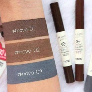 novo eyebrow waterproof เขียนคิ้วเนื้อเจล