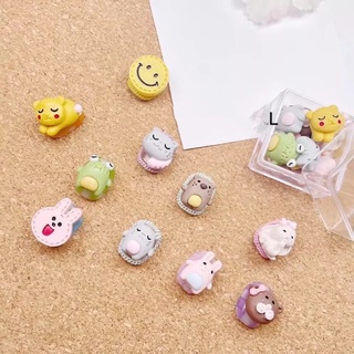 อะไหล่แต่งเล็บ สไตล์เกาหลี 10 ชิ้น พร้อมกล่องใส น่ารัก มุ้งมิ้งสุดๆ