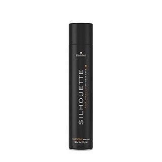 Schwarzkopf Super Hold Hairspray Professional Silhouette สเปรย์ฝุ่นชวาสคอฟ แต่งทรงผม ให้อยู่ทรง สูตรบางเบา 500 ml.