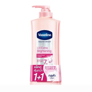 [ขายดี] Vaseline วาสลีน เฮลธี ไบรท์ โลชั่น ยูวี ไบรท์เทนนิ่ง 370 มล. แพ็คคู่-เฮลธี ไบรท์