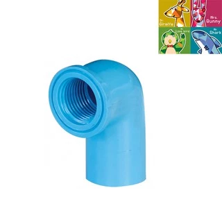 ข้องอ 90 องศา เกลียวใน 1/2"-1" ข้อต่อPVC