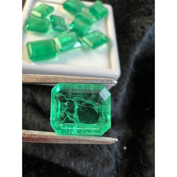 12x10mm Lab Emerald Biron Australian Origin 6.80 carats