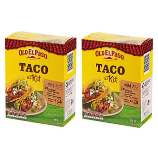 GENERAL MILLS OLD EL PASO ชุดทำทาโก้ โอลด์ เอล ปาโซ เดอะ คิท ประกอบด้วย แผ่นทาโก้แบบกรอบ เครื่องปรุงรส และซอสทาโก้ สำหรั