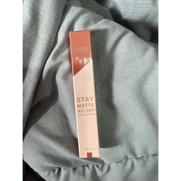 ลิป Jovina Stay Matte เบอร์ 04 (ของใหม่)