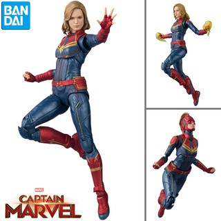 Model Figma งานแท้ ฟิกม่า Figure Bandai บันได S. H. Figuarts Captain Marvel กัปตัน มาร์เวล Carol Danvers แครอล แดนเวอร์ส