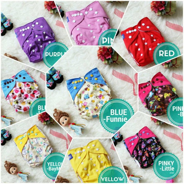 Berryblues Cloth Diapers clodi pampers mamypoko Cloth Diapers