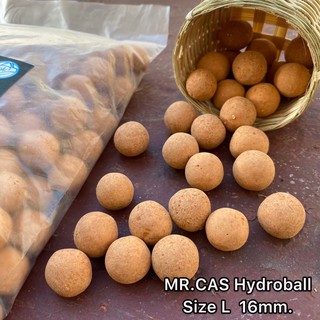 Hydroball เม็ดดินเผามวลหนัก 1ลิตร ไซส์ L  ขนาด 16 mm. (1.2 kg. ต่อ ลิตร)