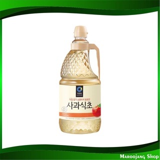 น้ำส้มสายชูหมักจากแอปเปิ้ล 1.8 ลิตร ชองจองวอน Chung Jung Won Apple Vinegar น้ำส้มสายชู น้ำส้มสายชูหมัก เครื่องปรุง