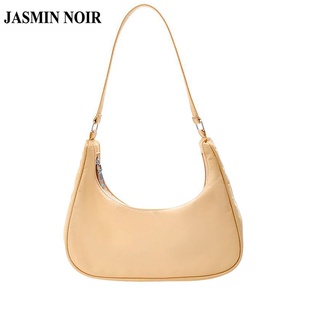 Jasmin Noir กระเป๋าสะพายไหล่กระเป๋าถือแฟชั่นสําหรับสตรีหนัง Pu ขนาดเล็ก