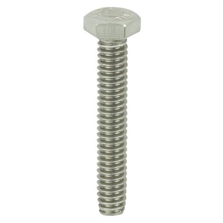 HEX MACHINE SCREW FITT 1/4"X1-1/2" 5EA สกรูหัวหกเหลี่ยม FITT 1/4 นิ้วX1-1/2 นิ้ว 5 ตัว สกรู, น๊อตและแหวน อุปกรณ์ยึดติด เ