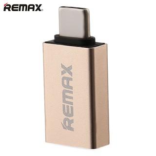 REMAX Type-C USB 3.0 OTG Sync Charging Adapter Connector-ทอง