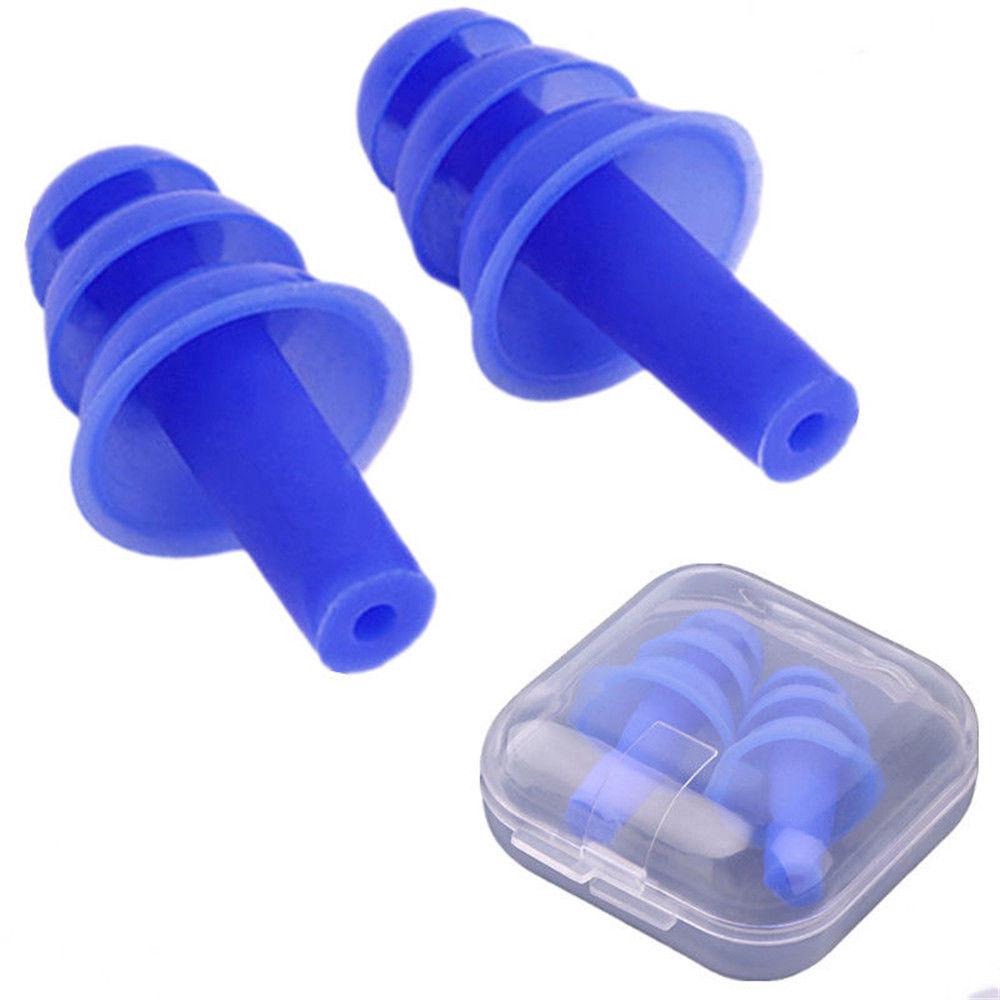 Reusable Soft Silicone Ear Plugs Anti Noise For Study Sleep