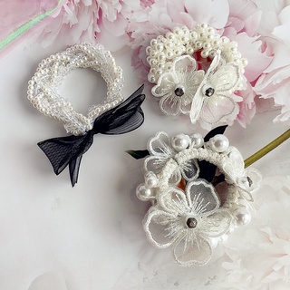 ✿ ที่มัดผม Pearl Style Hair Ring มัดผมแบบมุก