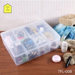 กล่องแบ่งช่อง 8 ช่อง รุ่น TFL-008 ขนาด ( กว้าง x ยาว x สูง ): 28 x 35 x 10 cm