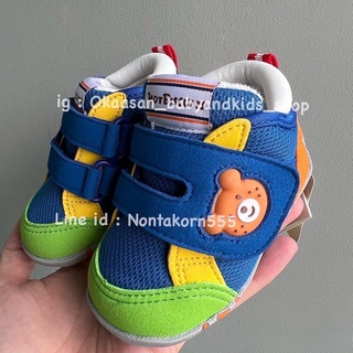 รองเท้าหัดเดินมิกิเฮ้าส์ mikihouse first step shoe size 11.5 cm พร้อมส่ง ไม่มีกล่อง ใหม่ป้ายห้อย พร้อมส่งจาก กทม ส่งไว