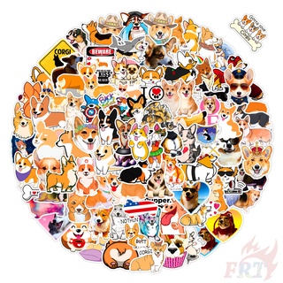 100Pcs/Set ❉ Corgi Series A สติ๊กเกอร์ ❉ Pets Dogs DIY Fashion Luggage Laptop Skateboard Doodle Decals สติ๊กเกอร์