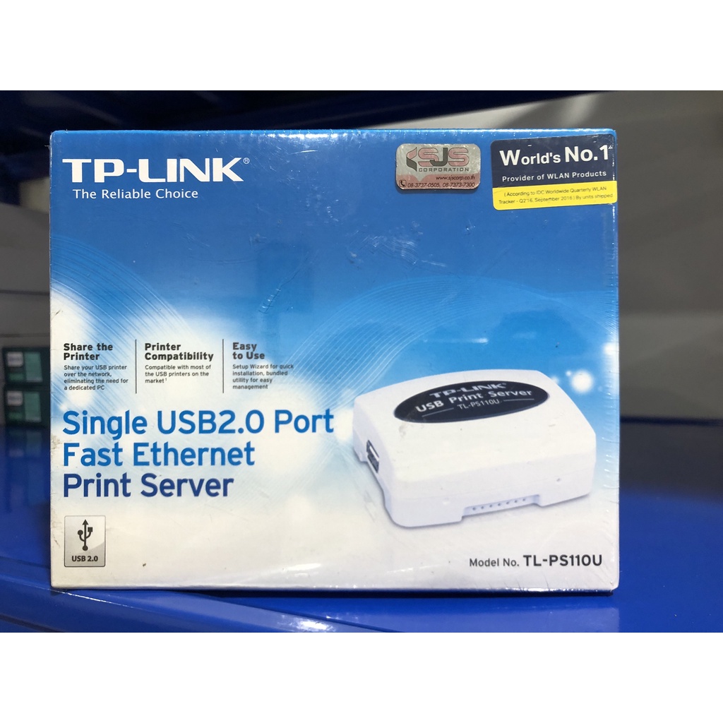 TPLINK Single USB2.0 Port Fast Print Server TLPS110U V.3.0