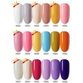 CHARZIEG ยาทาเล็บเจล สี H073-H090 สีเจลทาเล็บ Modelones ติดทนนาน เม็ดสีแน่น พร้อมส่ง!7.3ml