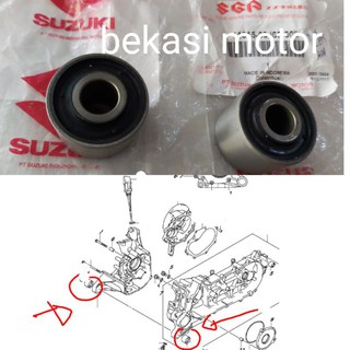 Bos ตัวยึดเครื่องยนต์ suzuki nex lets ที่อยู่ ของแท้ 2 ชิ้น