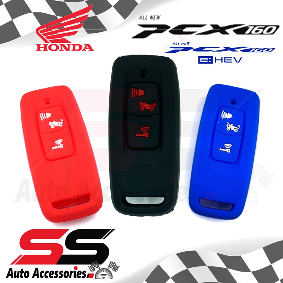 ซิลิโคนกุญแจรถยนต์ เคสกุญแจรถ ปลอกกุญแจ มอเตอร์ไซร์ HONDA PCX 160 PCX 2020 PCX 2021 PCX160 AllNewPCX